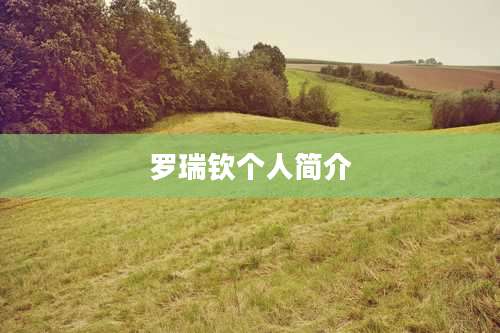 罗瑞钦个人简介