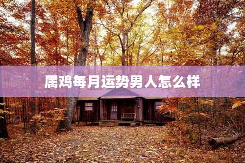 属鸡每月运势男人怎么样
