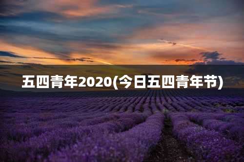 五四青年2020(今日五四青年节)