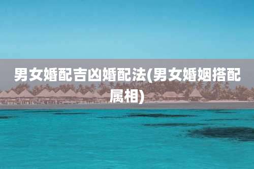 男女婚配吉凶婚配法(男女婚姻搭配属相)