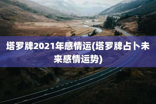 塔罗牌2021年感情运(塔罗牌占卜未来感情运势)