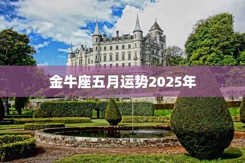金牛座五月运势2025年