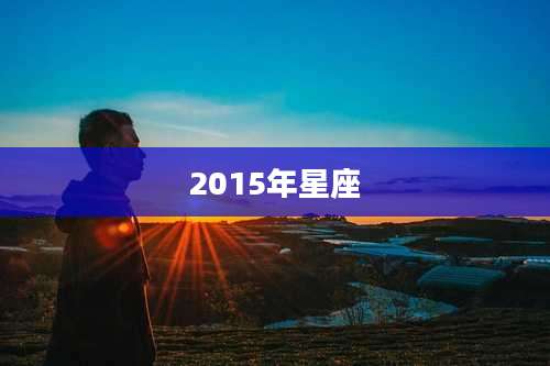 2015年星座