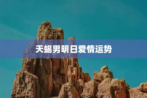 天蝎男明日爱情运势